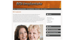 Desktop Screenshot of boi-implantate.eu